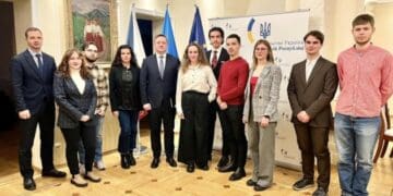 Посол у Чехії зустрівся з представниками української студентської організації «Generation for UA»