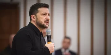 Зеленський у Варшаві зустрівся зі студентами-українцями Вищої школи економіки.