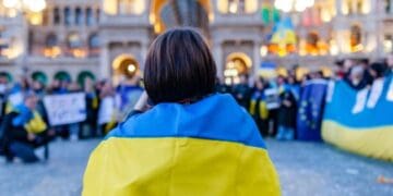Українці за кордоном проводять акції до третьої річниці повномасштабної війни