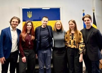 Представники українських молодіжних організацій у Бельгії завітали до посольства України