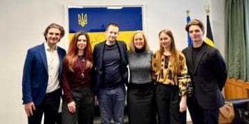 Представники українських молодіжних організацій у Бельгії завітали до посольства України