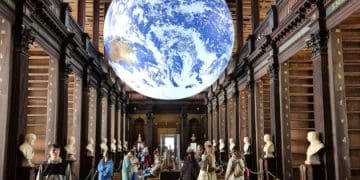 Українські школярі в Ірландії відвідали одну з найкрасивіших бібліотек світу