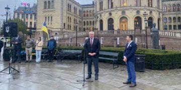 Сибіга зустрівся з українською громадою у Норвегії